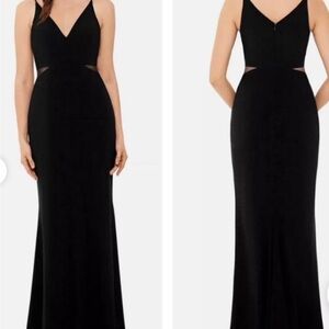 Macy's Black Backless Gown
